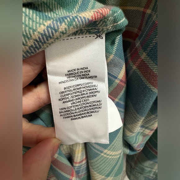 NWT POLO RALPH LAUREN Check Print Shirt Dress size 6 - Picture 11 of 12